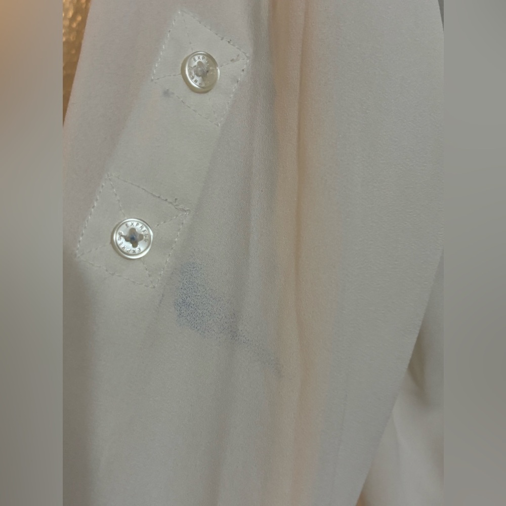 Express Ivory Button-Down With Dark Edging Relaxe… - image 7